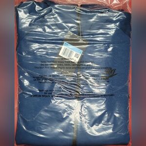 Nike Tech Fleece Windrunner Hoodie Coastal Blue Sz L Men NWT